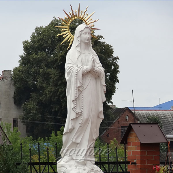 Factory Whole Marble Statue, Mary Garden Statue Large