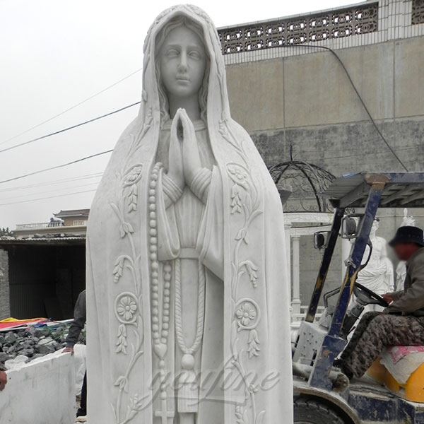 Church decorative Life Size marble our lady of fatima statue portugal for sale