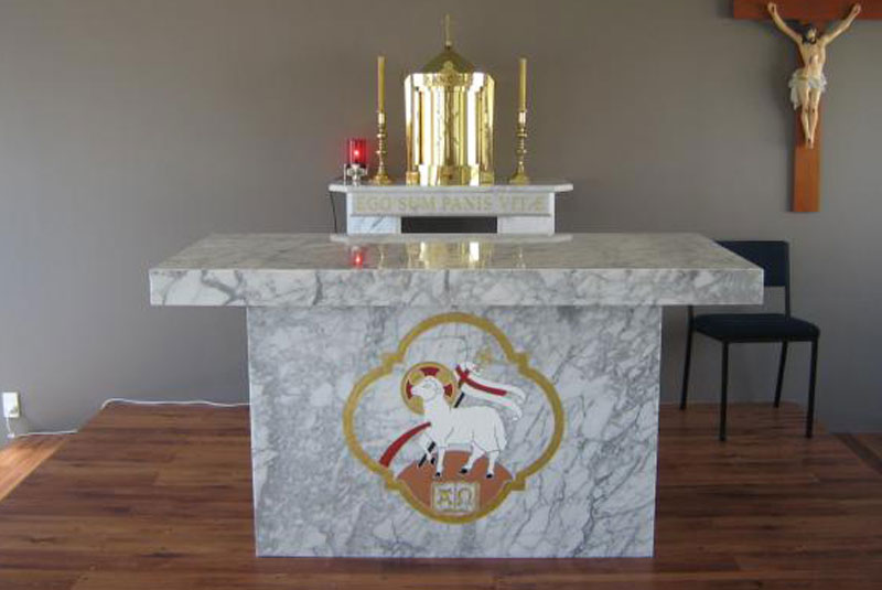 Hot Selling decorated Marble Church Altar designs on discount sale