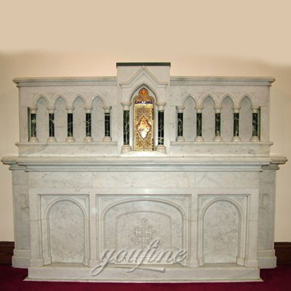 Classic Religious Carved Marble Altar Table Price for sale