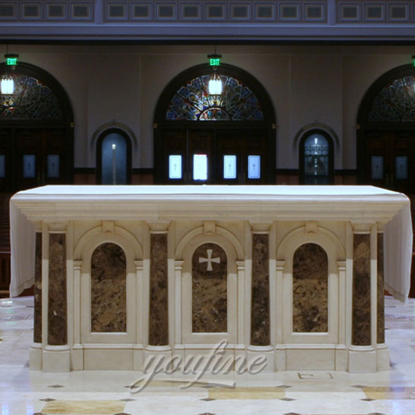 Beautiful front of Church Sculpture of Altar Table decoration for Sale