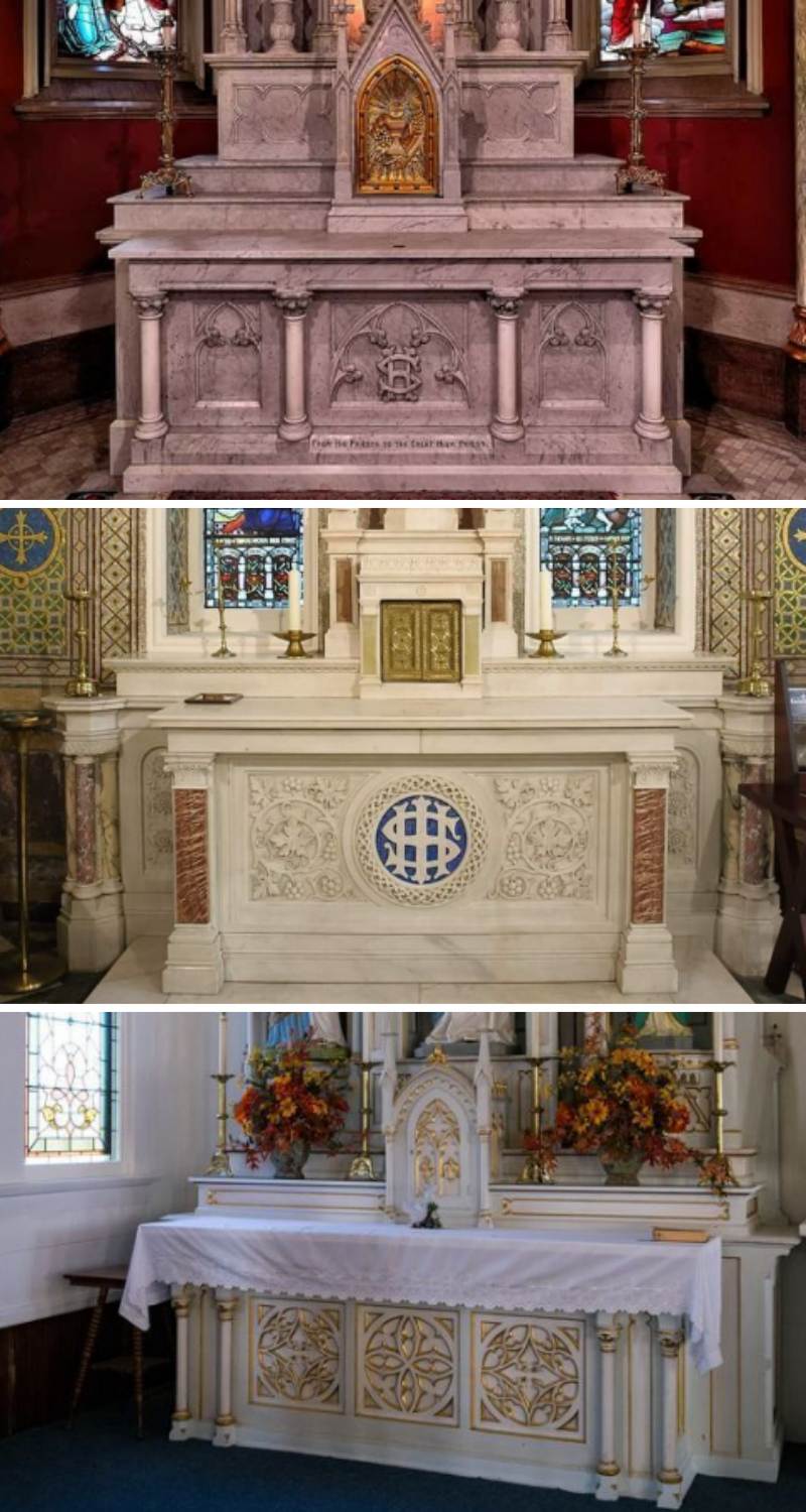 marble altar sculpture