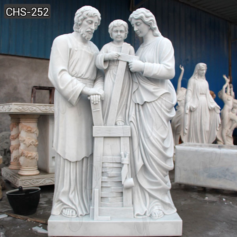 Life Size Holy Family Marble Statue