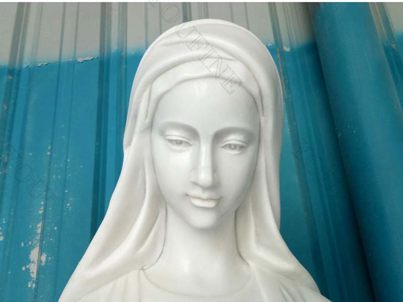 Life Size Religious Marble Virgin Mary Statue