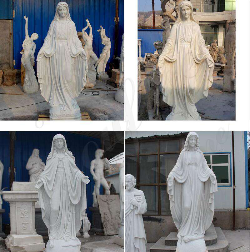 life size catholic statue our lady of marble virgin mary statue for sale