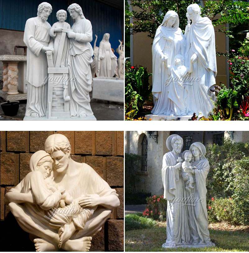 Large Outdoor Famous Holy Family Outside Statue Designs