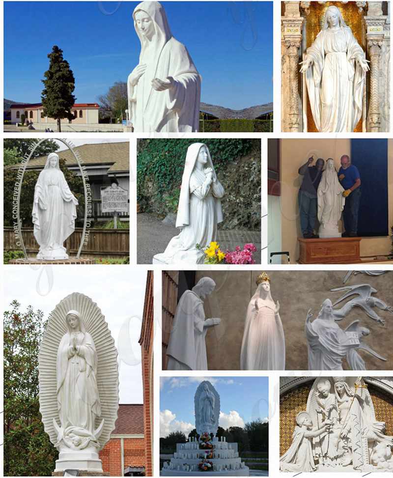 blessed mother statues for outside