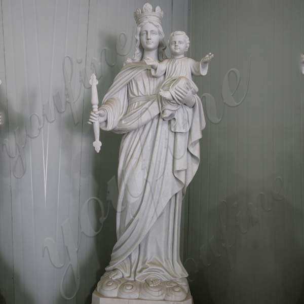 High Quality Christian Our Lady of Perpetual Marble Statue