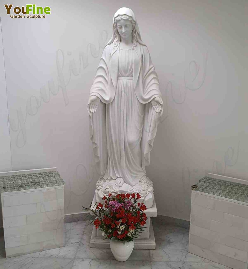 Feedback from Our Customer about White Marble Mary Statue