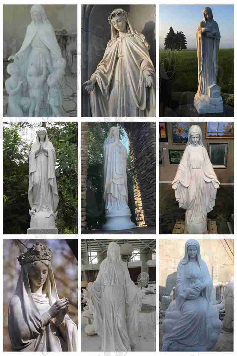 outdoor statues of mary