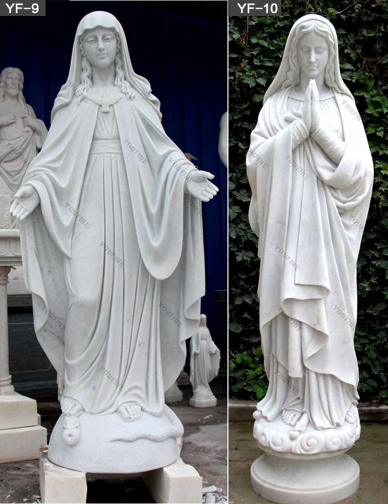 outdoor statues of mary