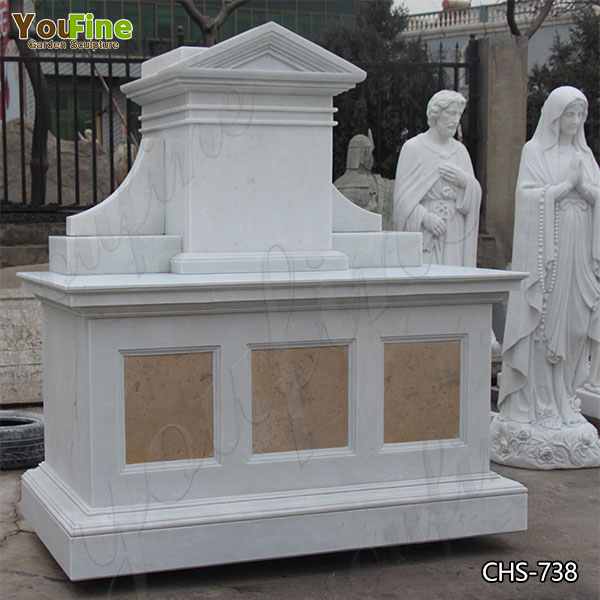 Life Size Modern Church Marble Altar Table Manufacturers