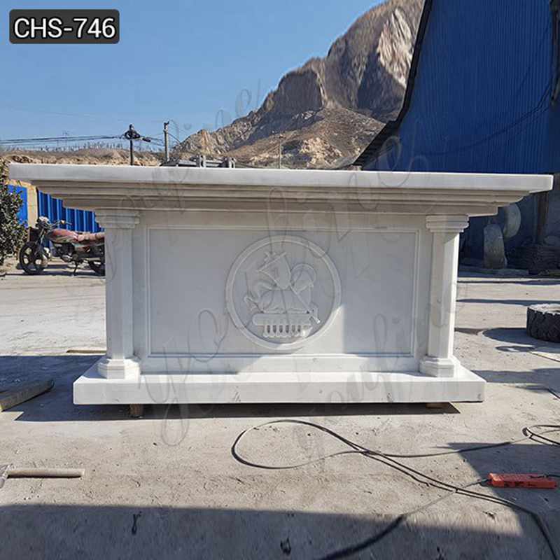 High Quality Catholic White Marble Church Altar for Sale