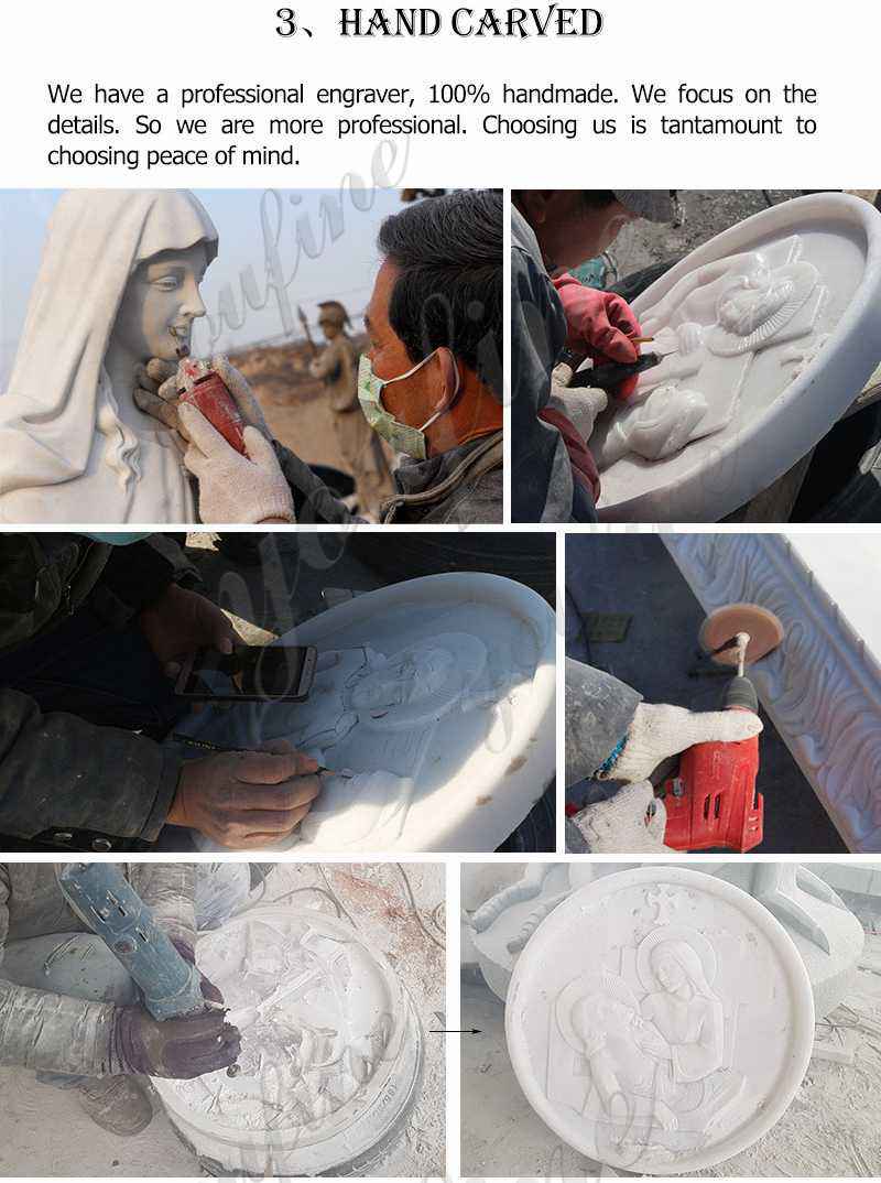 process of marble-altar