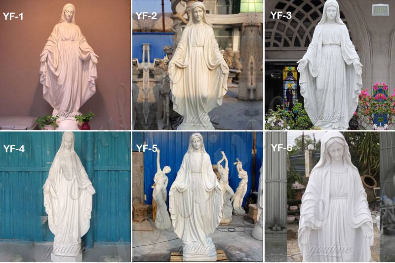 Full Size Marble Our Lady of Grace Sculpture for Sale