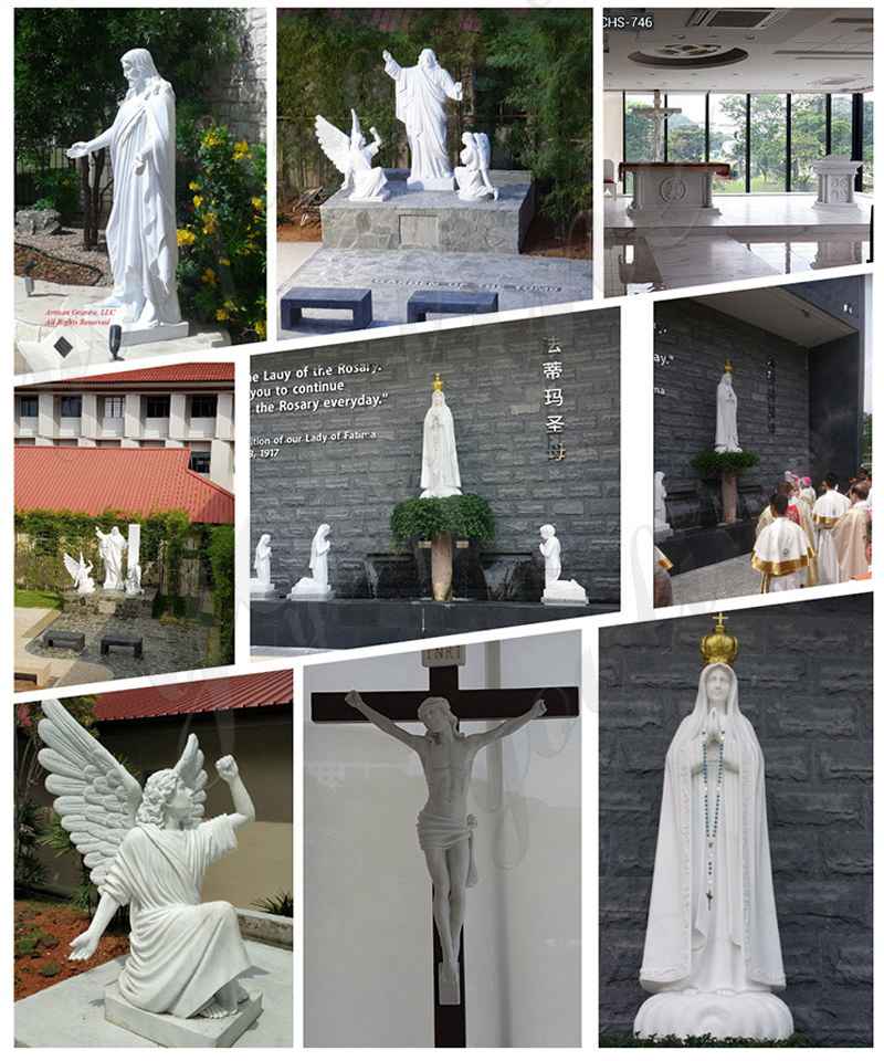 Marble Outdoor Catholic Statues for Sale