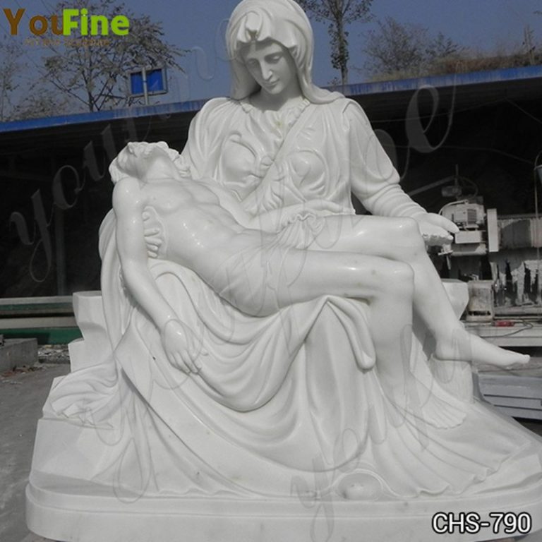 Marble Pieta Mary and Jesus Statue Outdoor Catholic Statues for Sale