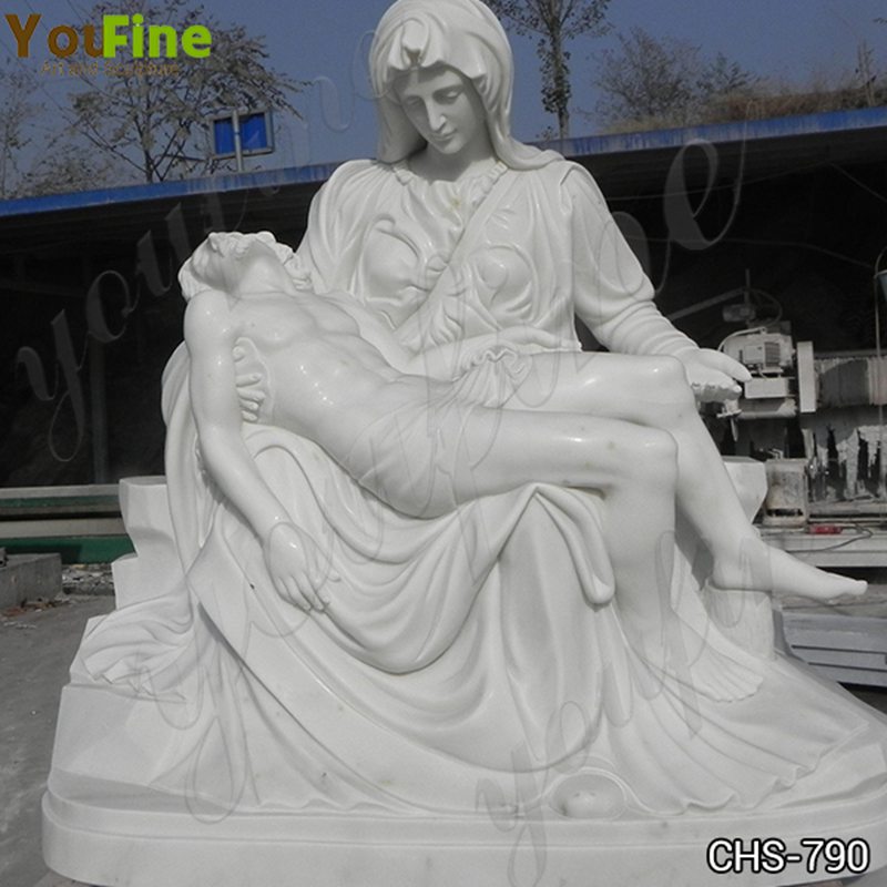 Marble Pieta Mary and Jesus Statue Outdoor Catholic Statues for Sale