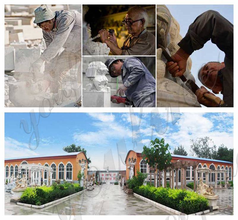 process of blessed mother statues for outside