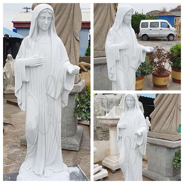 Catholic Marble Life Size Mary Statue