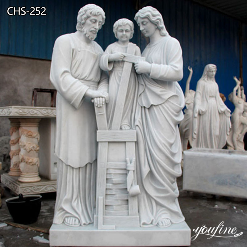 Large Hand-carving Customized Holy Family Catholic Religious Statue for Sale CHS-252