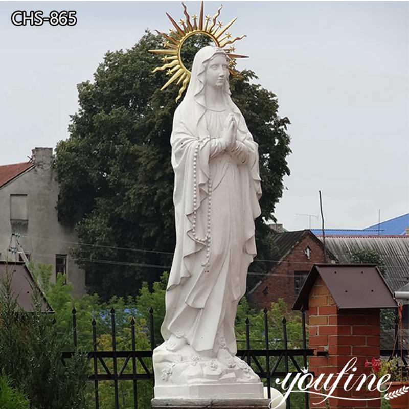 Lifelike Our Lady of Lourdes Marble Statue for Sale CHS-865