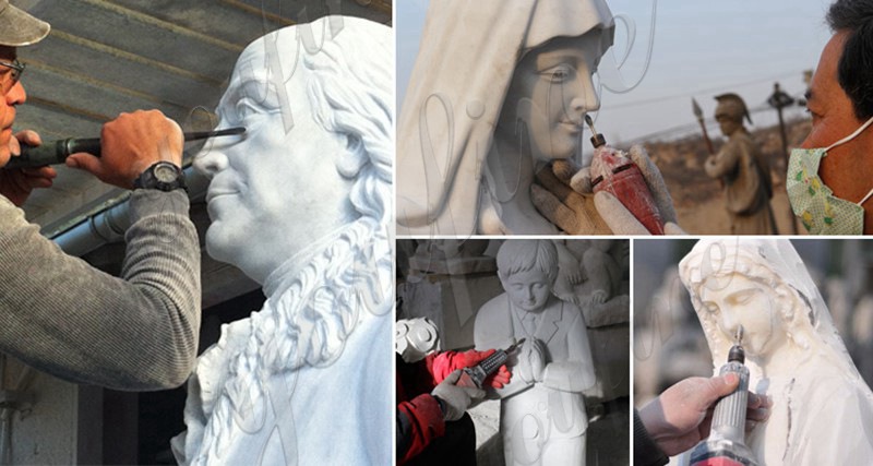 carving of marble religious statues-YouFine Sculpture