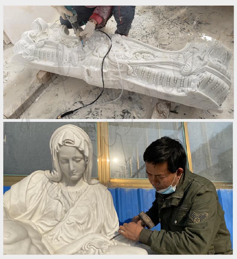 carving of marble religious statues-YouFine Sculpture