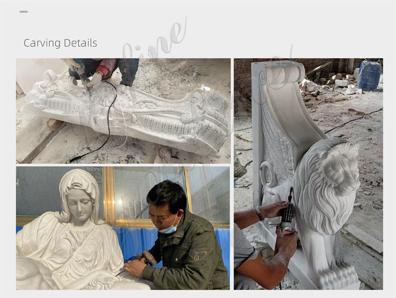 carving of marble religious statues-YouFine Sculpture