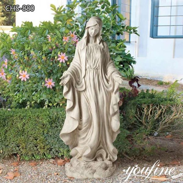 marble Virgin Mary statue-YouFine Sculpture