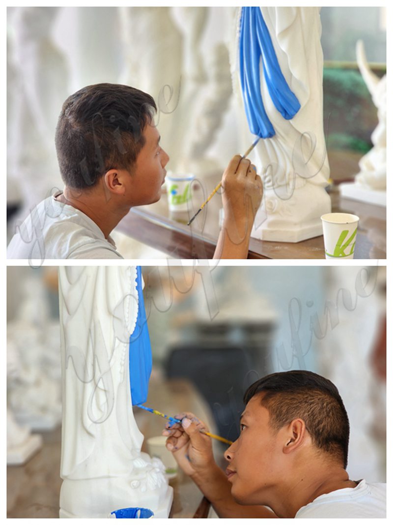 painting for the life-size religious statues-YouFine Sculpture