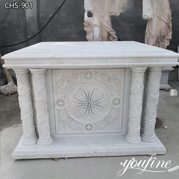 white marble altar-YouFine Sculpture