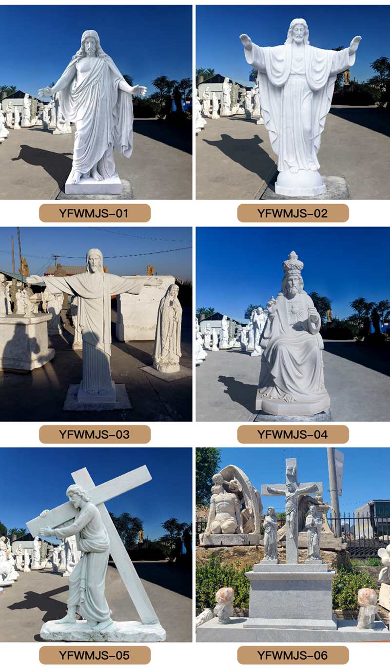 white marble Jesus statue-YouFine Sculpture