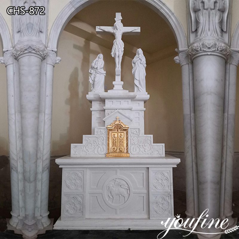 Affordable Marble Main Altar for Catholic Church CHS-872