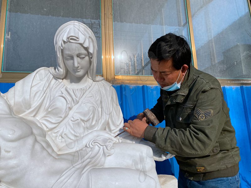 top carving artisans for carving marble religious statues