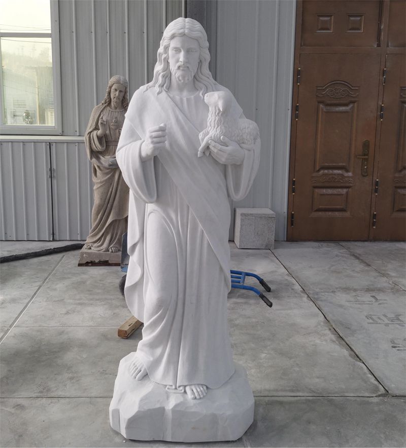 marble jesus statue (2)