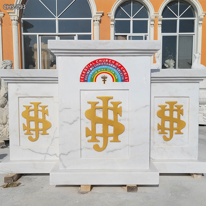 Custom Hand Carved Marble Pulpits for Sale CHS-093