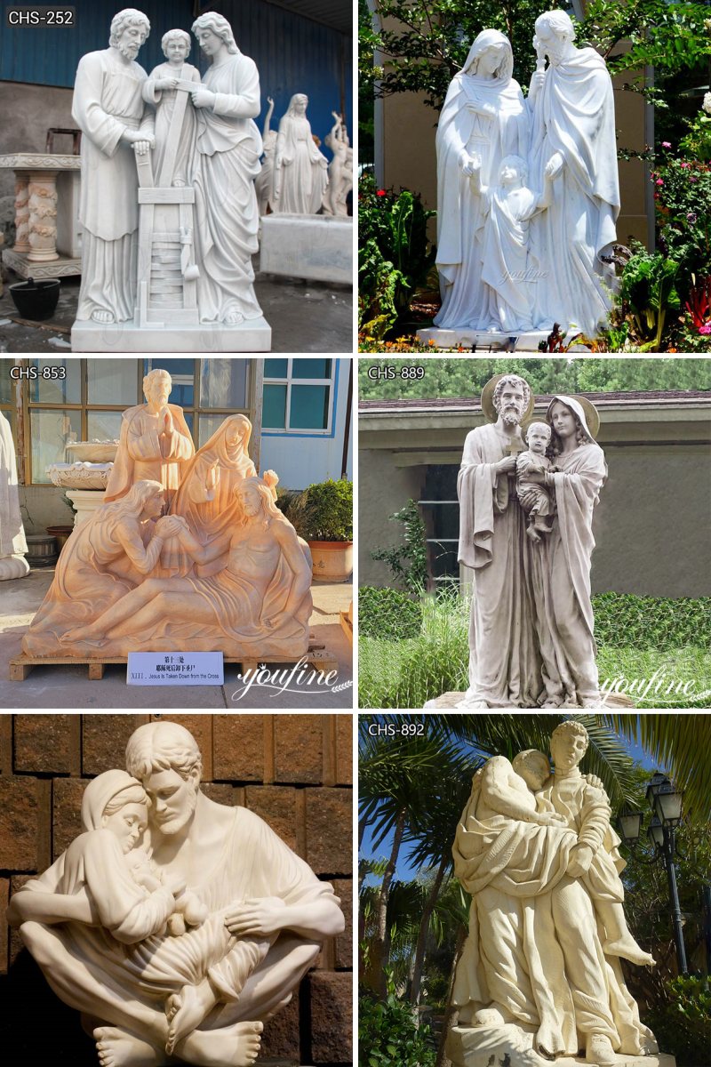 hand carved marble Jesus statue (1)