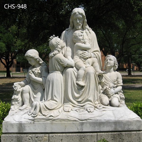 hand carved marble Jesus statue (4)