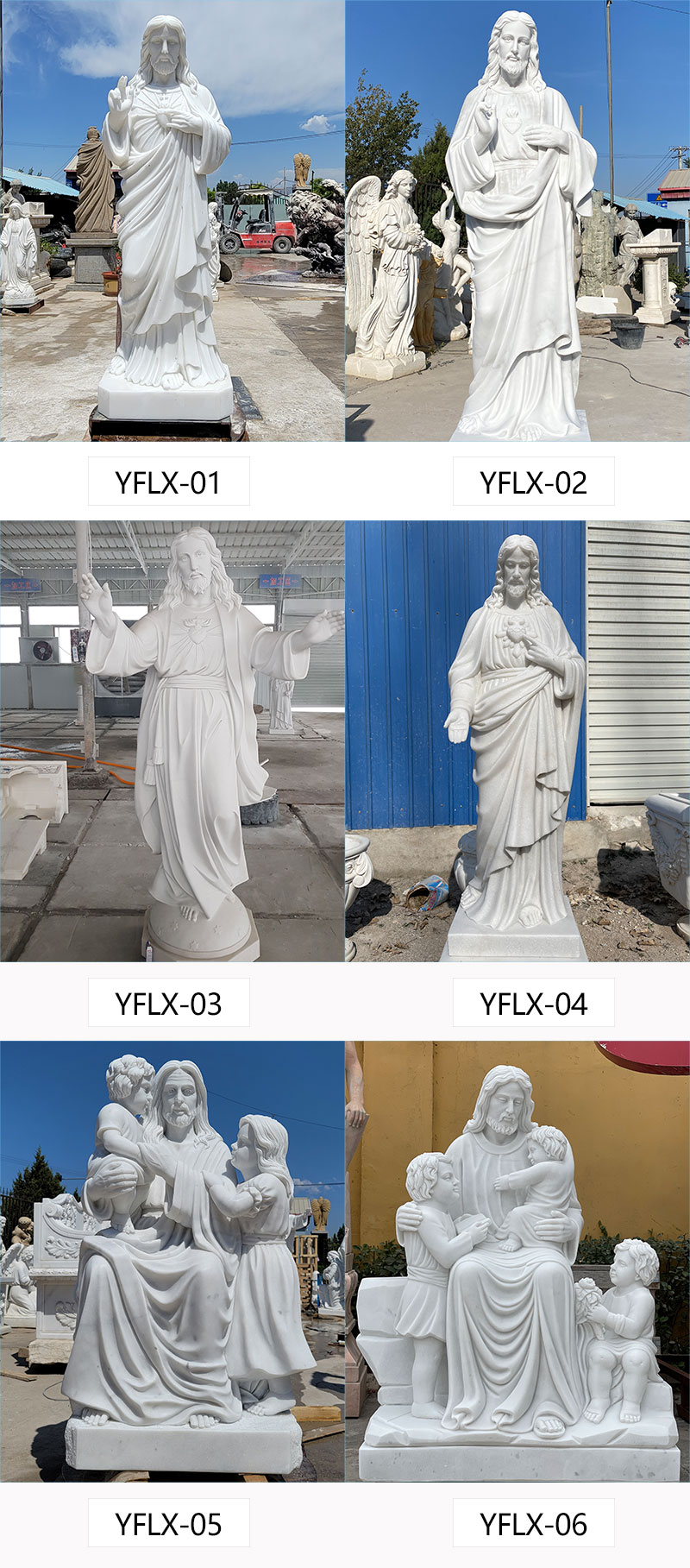 marble Jesus designs