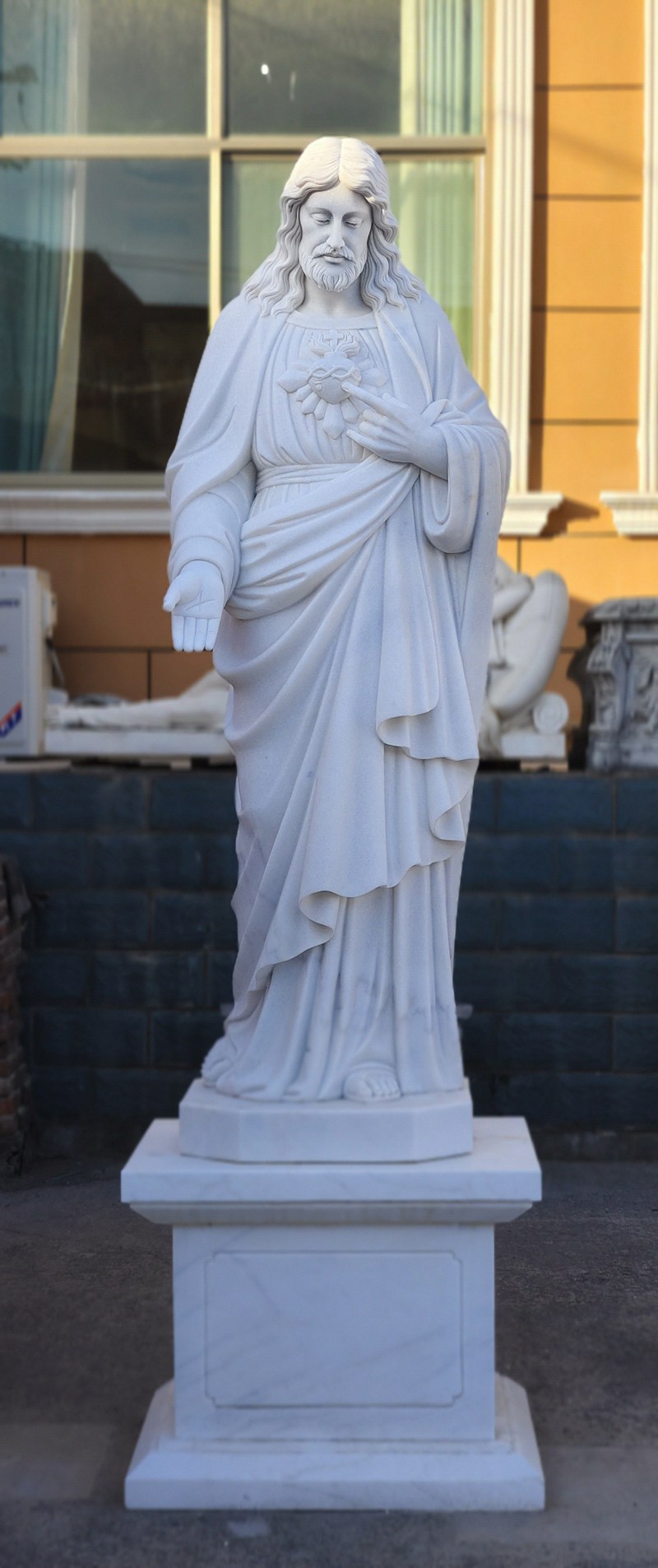marble Jesus statue for church (1)