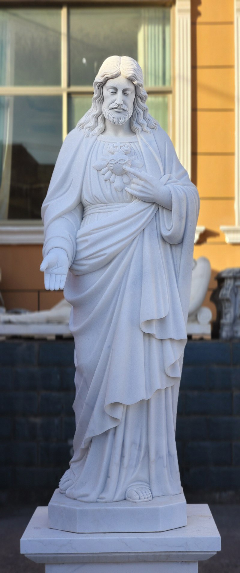 marble Jesus statue for church (2)