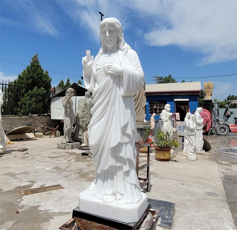 marble Jesus statue for sale (5)