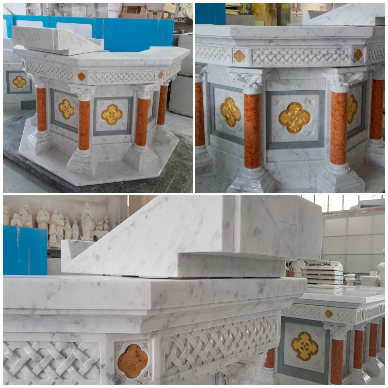 marble pulpit for church (2)