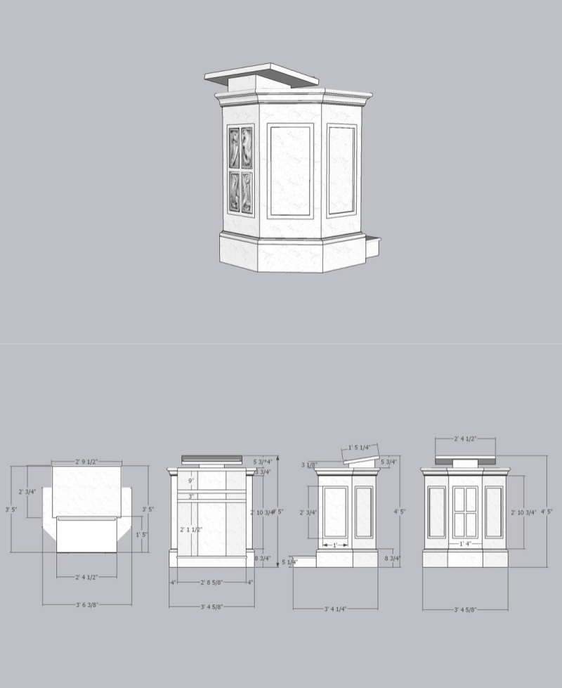 marble pulpit for sale (3)