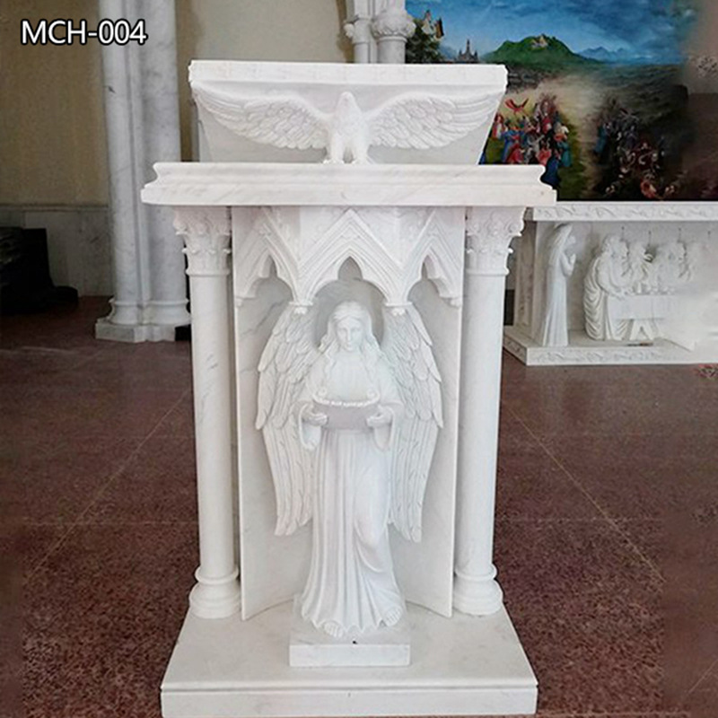 Custom White Catholic Marble Church Altar Supplier