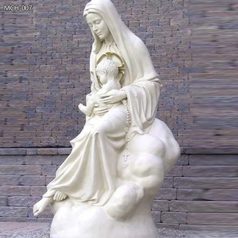 Mother Mary Marble Statue (3)